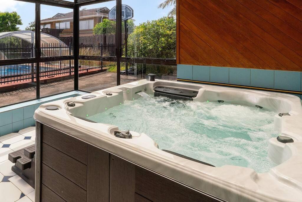 Apartamento Luxe Splash R,Piano,Pool,Spa,Sauna,Snooker Auckland Exterior foto